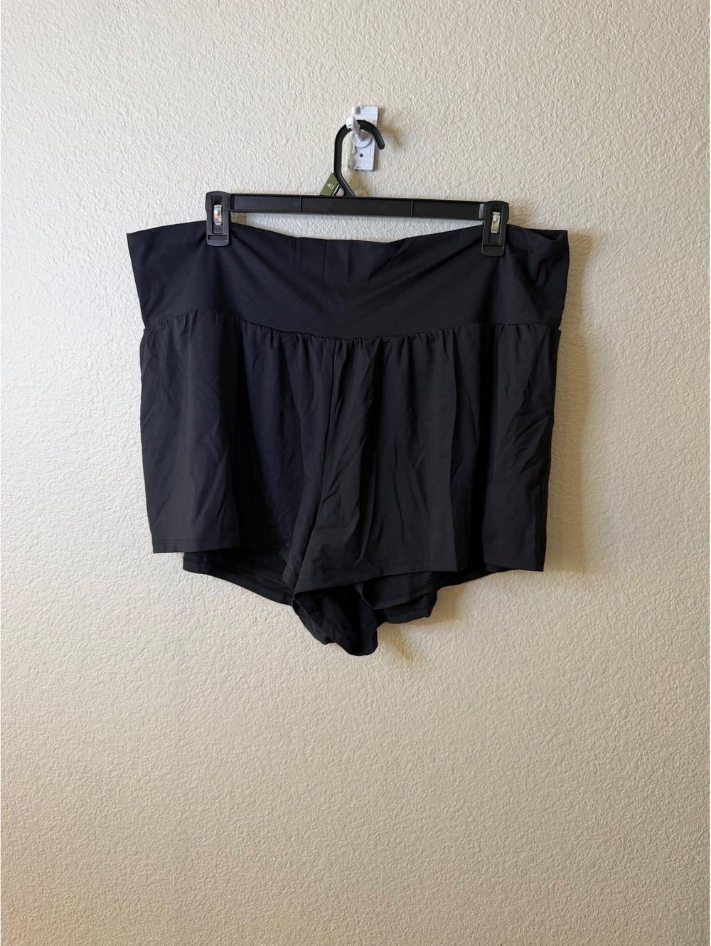 Halara 4X Black Double Lined Shorts